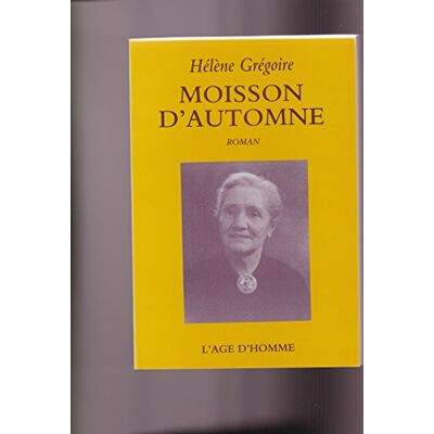 Gregoire Moisson D'Automne - Publicité Gregoire Moisson D'Automne - Publicité