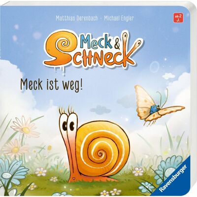 Michael Engler Meck Und Schneck: Meck Ist Weg! Gefühlstarkes Pappbilderbuch Für Kinder Ab 2 Jahren Zum Entdecken Und Suchen. Publicité Michael Engler Meck Und Schneck: Meck Ist Weg! Gefühlstarkes Pappbilderbuch Für Kinder Ab 2 Jahren Zum Entdecken Und Suchen. Publicité