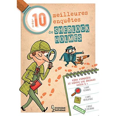 Sandra Lebrun Les 10 Meilleures Enquêtes De Sherlock Holmes - Publicité Sandra Lebrun Les 10 Meilleures Enquêtes De Sherlock Holmes - Publicité