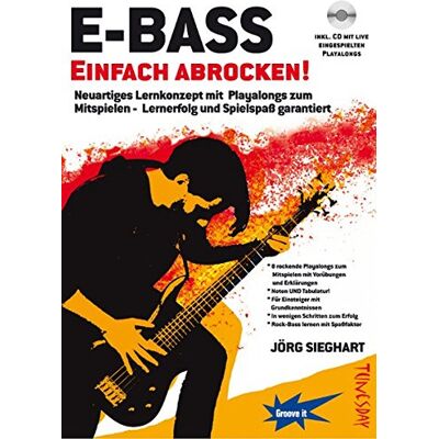 Jörg Sieghart E-Bass Einfach Abrocken ! (Lehrheft/lehrbuch Mit Playalongs, Noten & Tabulatur / Tabs Zum Rock-Bass Lernen - Zu Rock-Songs / Play-Alongs Spielen, Für E-Bass Einsteiger Mit Grundkenntnissen) - Publicité Jörg Sieghart E-Bass Einfach Abrocken ! (Lehrheft/lehrbuch Mit Playalongs, Noten & Tabulatur / Tabs Zum Rock-Bass Lernen - Zu Rock-Songs / Play-Alongs Spielen, Für E-Bass Einsteiger Mit Grundkenntnissen) - Publicité