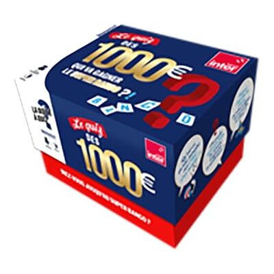 Marabout Boite De Jeux : Le Quiz Des Mille Euros - Publicité Marabout Boite De Jeux : Le Quiz Des Mille Euros - Publicité