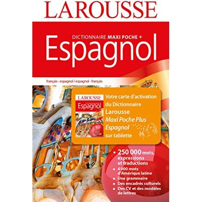 Larousse Dictionnaire Maxipoche + Espagnol : Français-Espagnol, Espagnol-Français - Publicité Larousse Dictionnaire Maxipoche + Espagnol : Français-Espagnol, Espagnol-Français - Publicité