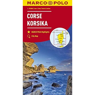 Collectif Marco Polo Karte Korsika 1:150 000 (Marco Polo Karten 1:200.000) - Publicité Collectif Marco Polo Karte Korsika 1:150 000 (Marco Polo Karten 1:200.000) - Publicité