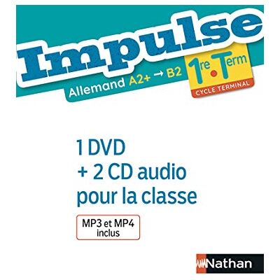Collectif Impulse, Allemand A2+-B2, 1re, Terminale : 1 Dvd + 2 Cd Audio Pour La Classe - Publicité Collectif Impulse, Allemand A2+-B2, 1re, Terminale : 1 Dvd + 2 Cd Audio Pour La Classe - Publicité