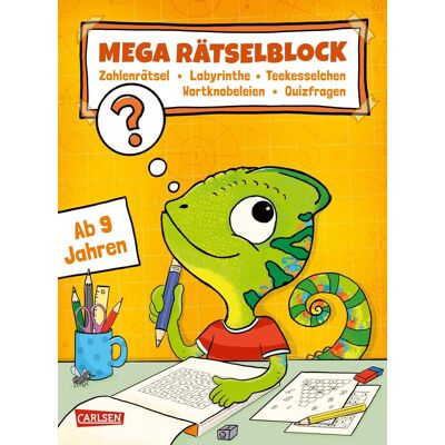 Jasmin Riter Rätseln Für Kinder Ab 8: Mega Rätselblock - Zahlenrätsel, Labyrinthe, Teekesselchen, Wortknobeleien, Quizfragen: Ab 9 Jahren Dicker Rätselblock Mit ... Mit Anti-Langeweile-Garantie - Publicité Jasmin Riter Rätseln Für Kinder Ab 8: Mega Rätselblock - Zahlenrätsel, Labyrinthe, Teekesselchen, Wortknobeleien, Quizfragen: Ab 9 Jahren Dicker Rätselblock Mit ... Mit Anti-Langeweile-Garantie - Publicité