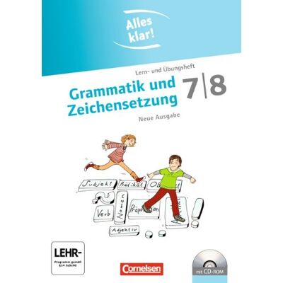 Ann-Christin Maempel Alles Klar! - Deutsch - Sekundarstufe I - Neue Ausgabe: 7./8. Schuljahr - Grammatik Und Zeichensetzung: Lern- Und Übungsheft Mit Beigelegtem Lösungsheft Und Cd-Rom - Publicité Ann-Christin Maempel Alles Klar! - Deutsch - Sekundarstufe I - Neue Ausgabe: 7./8. Schuljahr - Grammatik Und Zeichensetzung: Lern- Und Übungsheft Mit Beigelegtem Lösungsheft Und Cd-Rom - Publicité