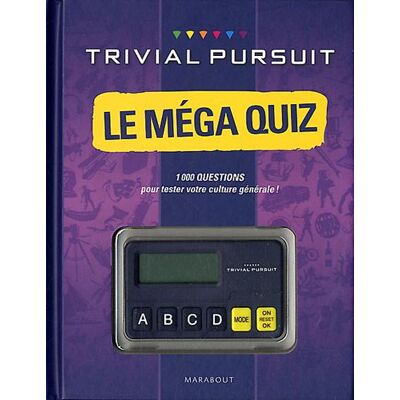 Marabout Trivial Pursuit, Le Méga Quiz : 1.000 Questions Pour Tester Votre Culture Générale ! - Publicité Marabout Trivial Pursuit, Le Méga Quiz : 1.000 Questions Pour Tester Votre Culture Générale ! - Publicité