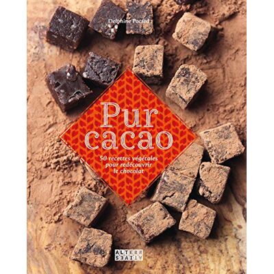 Delphine Pocard Pur Cacao : 50 Recettes Végétales Pour Redécouvrir Le Chocolat - Publicité Delphine Pocard Pur Cacao : 50 Recettes Végétales Pour Redécouvrir Le Chocolat - Publicité