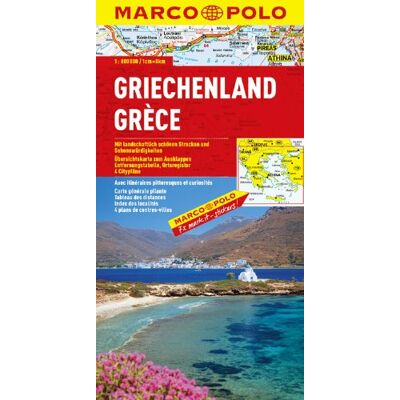 Marco Polo Länderkarte Griechenland 1:800.000 - Publicité Marco Polo Länderkarte Griechenland 1:800.000 - Publicité
