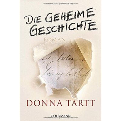 Donna Tartt Die Geheime Geschichte: Roman - Publicité Donna Tartt Die Geheime Geschichte: Roman - Publicité