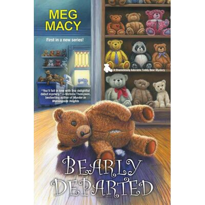 Meg Macy Bearly Departed (A Teddy Bear Mystery, Band 1) - Publicité Meg Macy Bearly Departed (A Teddy Bear Mystery, Band 1) - Publicité