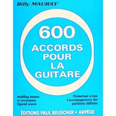 Mauray Billy Partition : Six Cents Accords B. Mauray - Publicité Mauray Billy Partition : Six Cents Accords B. Mauray - Publicité