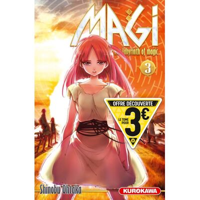 Shinobu Ohtaka Magi : The Labyrinth Of Magic. Vol. 3 - Publicité Shinobu Ohtaka Magi : The Labyrinth Of Magic. Vol. 3 - Publicité