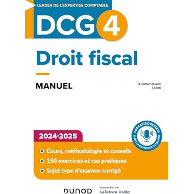 Nathalie Gonthier-Besacier Dcg 4, Droit Fiscal : Manuel : 2024-2025 - Publicité Nathalie Gonthier-Besacier Dcg 4, Droit Fiscal : Manuel : 2024-2025 - Publicité
