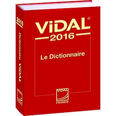 Collectif Dictionnaire Vidal 2016 - Publicité Collectif Dictionnaire Vidal 2016 - Publicité