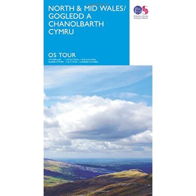 Ordnance Survey Wales North & Mid (Os Tour Map) - Publicité Ordnance Survey Wales North & Mid (Os Tour Map) - Publicité