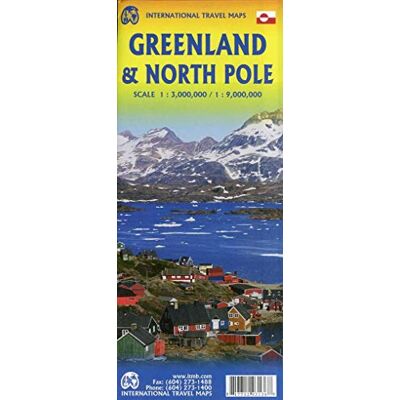 Itm Greenland & North Pole/ Grönland & Nordpol 1 : 1 3000 000 / 9000 000 - Publicité Itm Greenland & North Pole/ Grönland & Nordpol 1 : 1 3000 000 / 9000 000 - Publicité