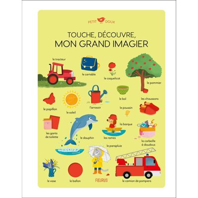 Pauline Caudrillier Touche, Découvre : Mon Grand Imagier - Publicité Pauline Caudrillier Touche, Découvre : Mon Grand Imagier - Publicité