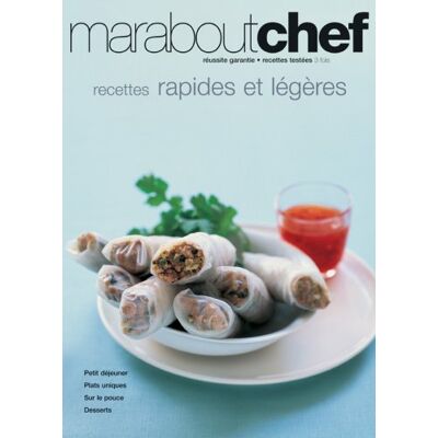 Marabout Recettes Rapides Et Légères - Publicité Marabout Recettes Rapides Et Légères - Publicité