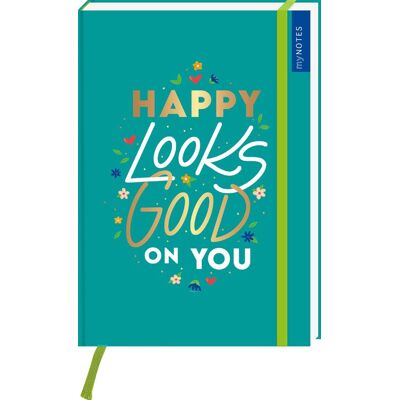 Mynotes Papeterie: Notizbuch A5 Happy Looks Good On You – Color-Pop: Mynotes Papeterie: Notizbuch A5 - Publicité Mynotes Papeterie: Notizbuch A5 Happy Looks Good On You – Color-Pop: Mynotes Papeterie: Notizbuch A5 - Publicité