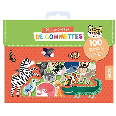 Michelle Carlslund Ma Pochette De Gommettes : 100 Animaux Sauvages - Publicité Michelle Carlslund Ma Pochette De Gommettes : 100 Animaux Sauvages - Publicité