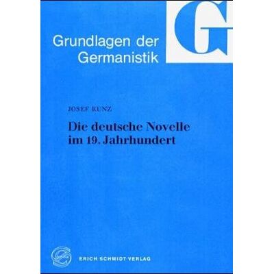 Josef Kunz Die Deutsche Novelle Im 19. Jahrhundert - Publicité Josef Kunz Die Deutsche Novelle Im 19. Jahrhundert - Publicité