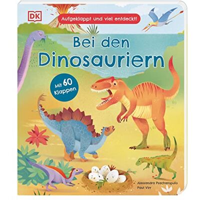 Paul Virr Aufgeklappt Und Viel Entdeckt! Bei Den Dinosauriern: Ein Pappbilderbuch Mit 60 Klappen Für Kinder Ab 3 Jahren - Publicité Paul Virr Aufgeklappt Und Viel Entdeckt! Bei Den Dinosauriern: Ein Pappbilderbuch Mit 60 Klappen Für Kinder Ab 3 Jahren - Publicité