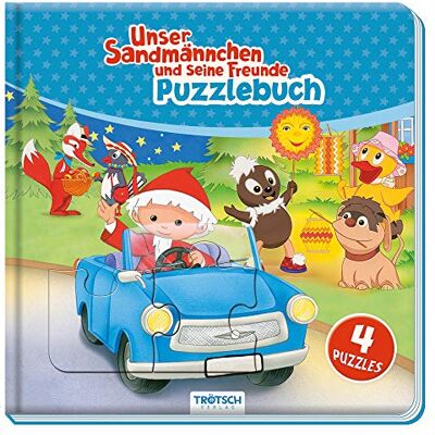 Trötsch Verlag GmbH & Co. KG Trötsch Unser Sandmännchen Puzzlebuch Mit 4 Puzzle Sandmann: Beschäftigungsbuch Entdeckerbuch Puzzlebuch - Publicité Trötsch Verlag GmbH & Co. KG Trötsch Unser Sandmännchen Puzzlebuch Mit 4 Puzzle Sandmann: Beschäftigungsbuch Entdeckerbuch Puzzlebuch - Publicité
