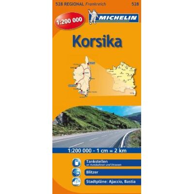 Michelin Regionalkarte Korsika - Publicité Michelin Regionalkarte Korsika - Publicité