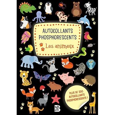 Ballon Autocollants Phosphorescents : Les Animaux - Publicité Ballon Autocollants Phosphorescents : Les Animaux - Publicité