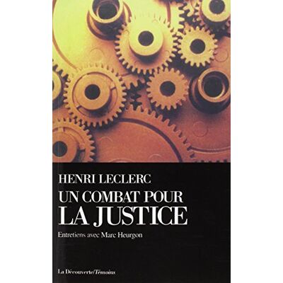 Henri Leclerc Un Combat Pour La Justice : Entretiens Avec Marc Heurgon - Publicité Henri Leclerc Un Combat Pour La Justice : Entretiens Avec Marc Heurgon - Publicité