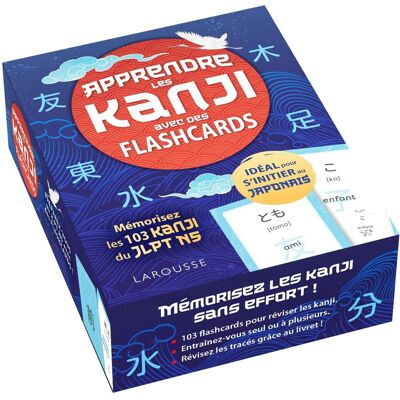 Eva Lassalle-Joseph Apprendre Les Kanji Avec Des Flashcards : Mémorisez Les 103 Kanji Du Jlpt N5 - Publicité Eva Lassalle-Joseph Apprendre Les Kanji Avec Des Flashcards : Mémorisez Les 103 Kanji Du Jlpt N5 - Publicité