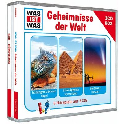 Was Ist Was 3-Cd Hörspielbox Vol.3 - Geheimnisse Der Welt - Publicité Was Ist Was 3-Cd Hörspielbox Vol.3 - Geheimnisse Der Welt - Publicité