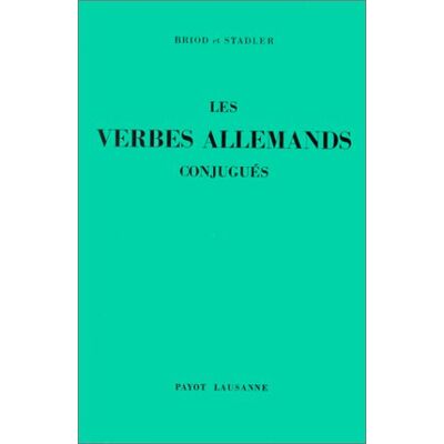 Briod Verbes Allemands Conjugues - Publicité Briod Verbes Allemands Conjugues - Publicité