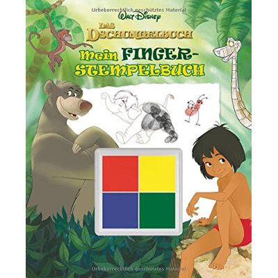 Walt Disney Disney Dschungelbuch Mein Fingerstempelbuch: Mit Vier Tollen Fingerfarben - Publicité Walt Disney Disney Dschungelbuch Mein Fingerstempelbuch: Mit Vier Tollen Fingerfarben - Publicité