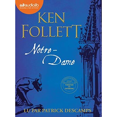 Ken Follett Notre-Dame - Publicité Ken Follett Notre-Dame - Publicité