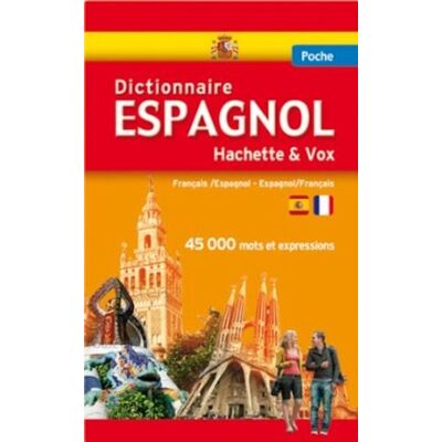 Dictionnaire De Poche Hachette & Vox : Français-Espagnol, Espagnol-Français - Publicité Dictionnaire De Poche Hachette & Vox : Français-Espagnol, Espagnol-Français - Publicité