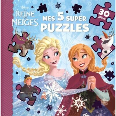 Disney La Reine Des Neiges : Mes 5 Super Puzzles - Publicité Disney La Reine Des Neiges : Mes 5 Super Puzzles - Publicité