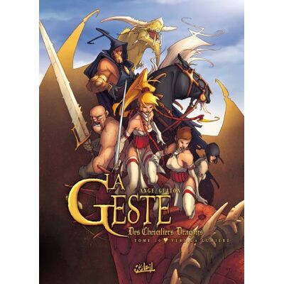 Ange ; Guiton La Geste Des Chevaliers Dragons. Vol. 10. Vers La Lumière - Publicité Ange ; Guiton La Geste Des Chevaliers Dragons. Vol. 10. Vers La Lumière - Publicité