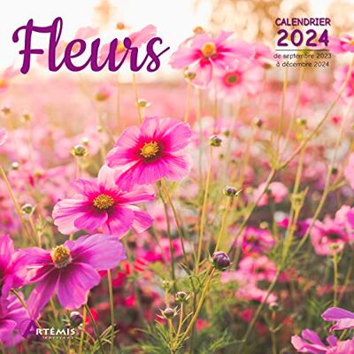 Artémis Fleurs : Calendrier 2024 : De Septembre 2023 À Décembre 2024 - Publicité Artémis Fleurs : Calendrier 2024 : De Septembre 2023 À Décembre 2024 - Publicité