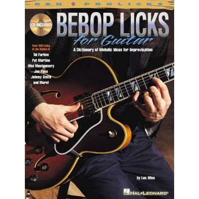 Various Bebop Licks For Guitar Tab Book/cd (Reh Pro Licks) - Publicité Various Bebop Licks For Guitar Tab Book/cd (Reh Pro Licks) - Publicité