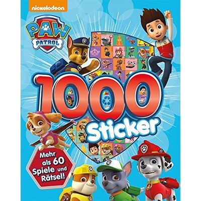 Nickelodeon Paw Patrol - 1.000 Sticker: Mehr Als 60 Spiele & Rätsel - Publicité Nickelodeon Paw Patrol - 1.000 Sticker: Mehr Als 60 Spiele & Rätsel - Publicité