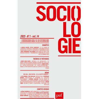Collectif Sociologie, N° 1 (2023). Varia - Publicité Collectif Sociologie, N° 1 (2023). Varia - Publicité
