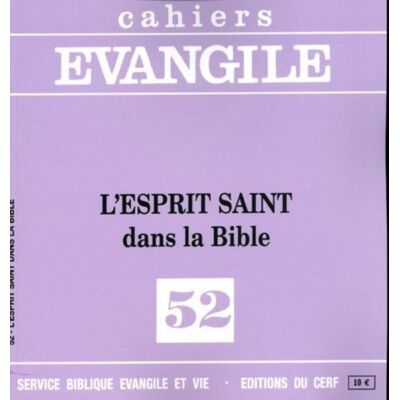 Collectif Ce-52. L'Esprit Saint Dans La Bible - Publicité Collectif Ce-52. L'Esprit Saint Dans La Bible - Publicité