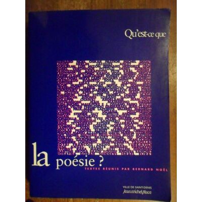 Collectif Qu'Est-Que La Poésie ? - Publicité Collectif Qu'Est-Que La Poésie ? - Publicité