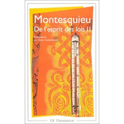 Montesquieu De L'Esprit Des Lois. Vol. 2 - Publicité Montesquieu De L'Esprit Des Lois. Vol. 2 - Publicité
