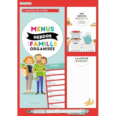 Larousse Menus Hebdos Pour Famille Organisée - Publicité Larousse Menus Hebdos Pour Famille Organisée - Publicité
