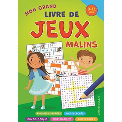 ZNU Mon Grand Livre De Jeux Malins : Pour Les Enfants De 9 À 11 Ans - Publicité ZNU Mon Grand Livre De Jeux Malins : Pour Les Enfants De 9 À 11 Ans - Publicité