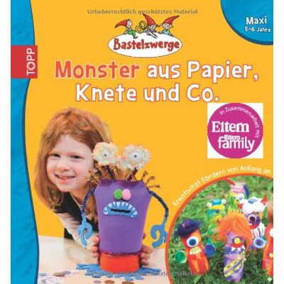Sandra Grimm Bastelzwerge Maxi - Monster Aus Papier, Knete Und Co. Publicité Sandra Grimm Bastelzwerge Maxi - Monster Aus Papier, Knete Und Co. Publicité