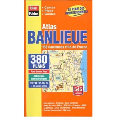 Blay Atlas Banlieue 380 Plans - Publicité Blay Atlas Banlieue 380 Plans - Publicité
